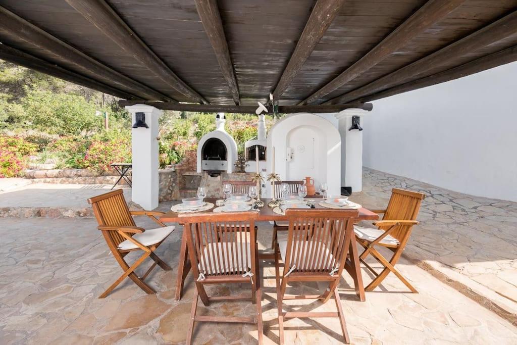 Casa Can Lluc Con Piscina, Jardin Y Vista Al Campo Sant Miquel de Balansat Exterior foto