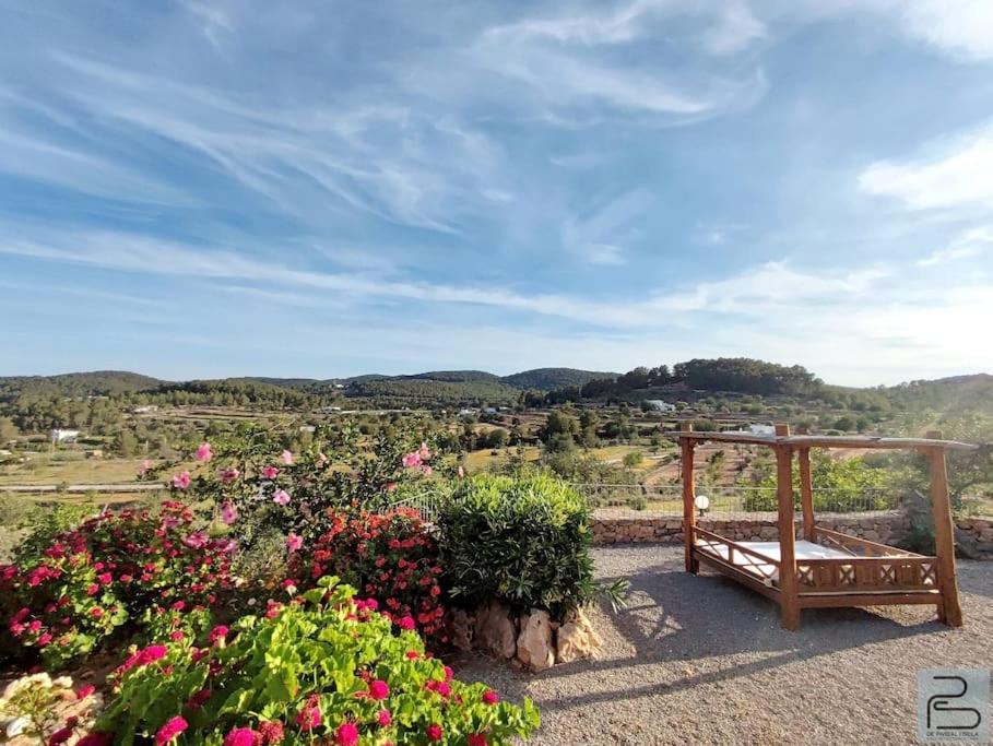Casa Can Lluc Con Piscina, Jardin Y Vista Al Campo Sant Miquel de Balansat Exterior foto