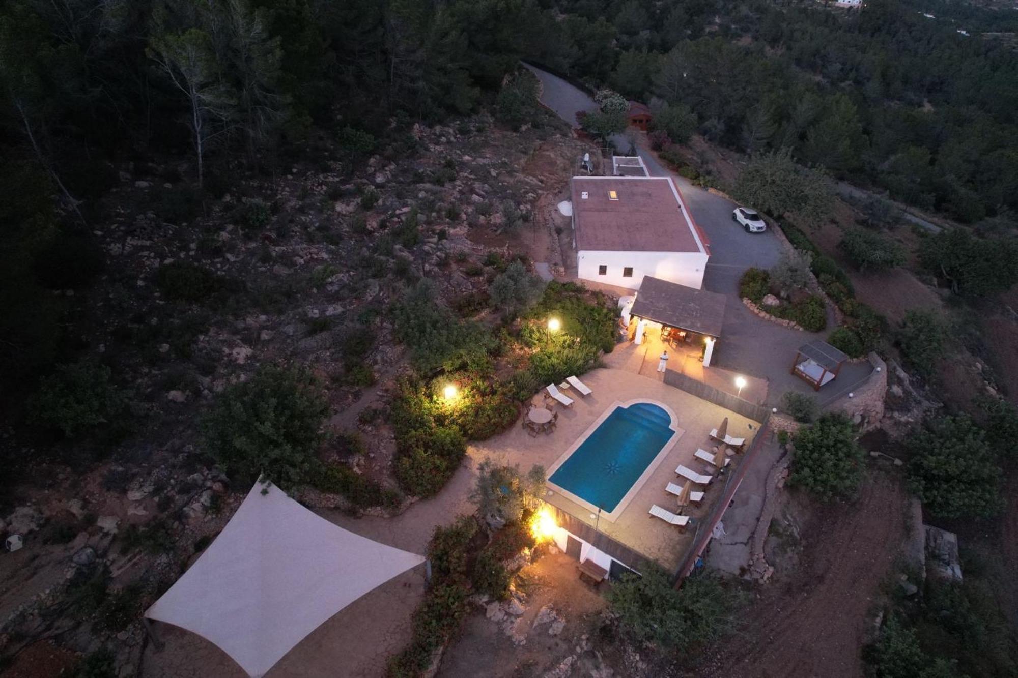 Casa Can Lluc Con Piscina, Jardin Y Vista Al Campo Sant Miquel de Balansat Exterior foto