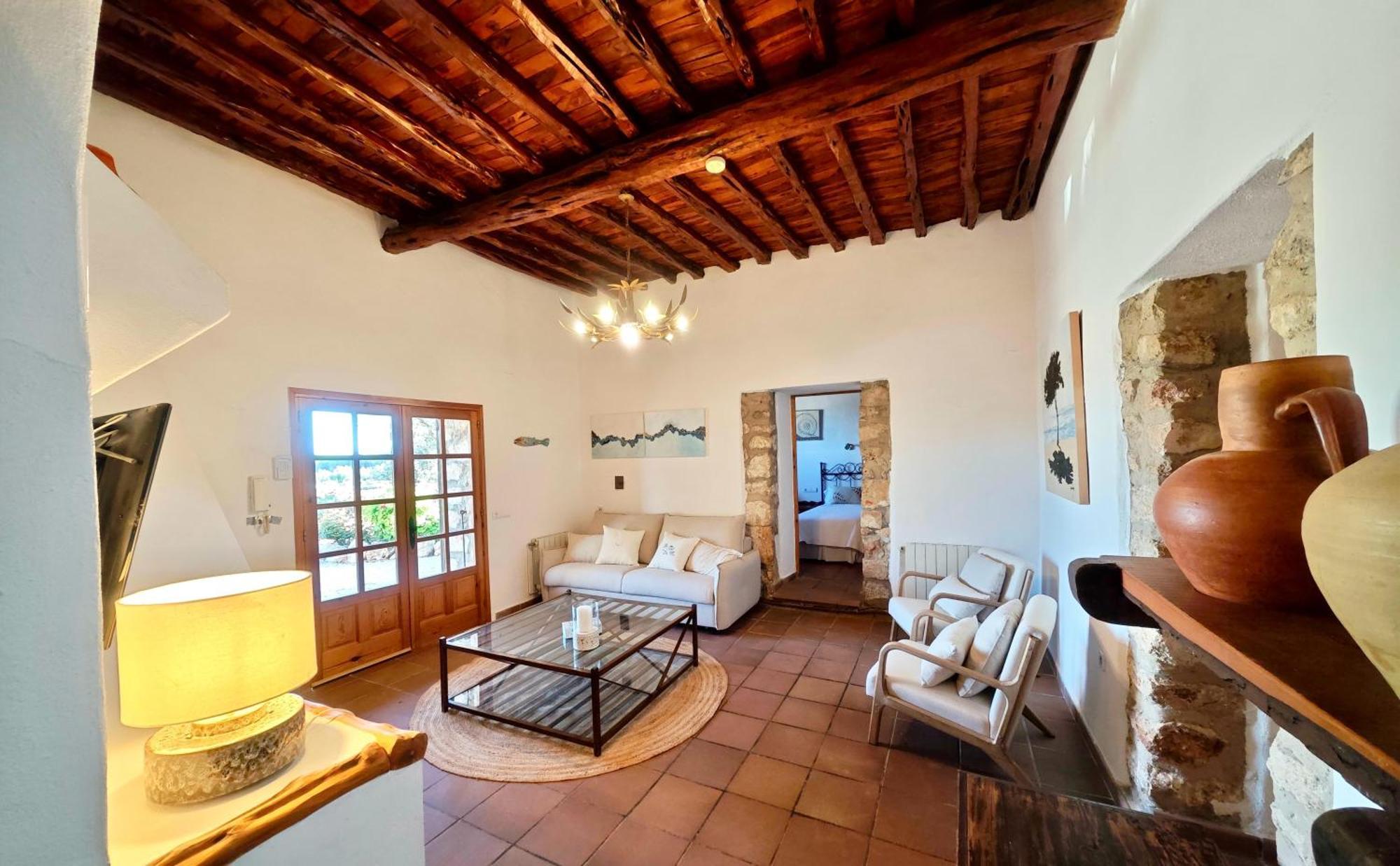 Casa Can Lluc Con Piscina, Jardin Y Vista Al Campo Sant Miquel de Balansat Exterior foto